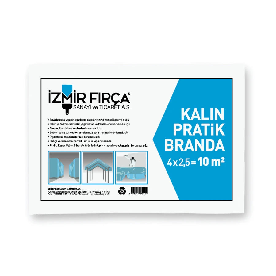 Kalın Pratik Branda 10 M2 Poşetli