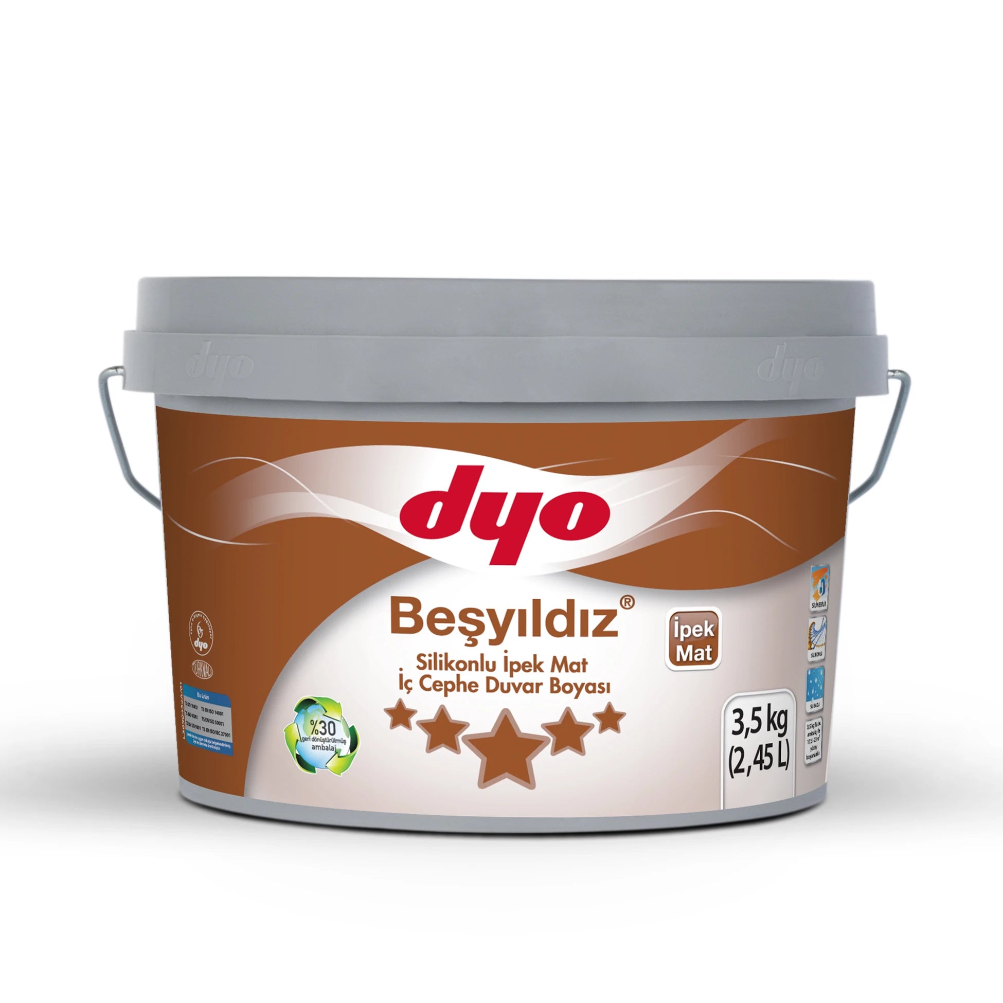 Beşyıldız Silikonlu İpek Mat Galon (3,5 kg)