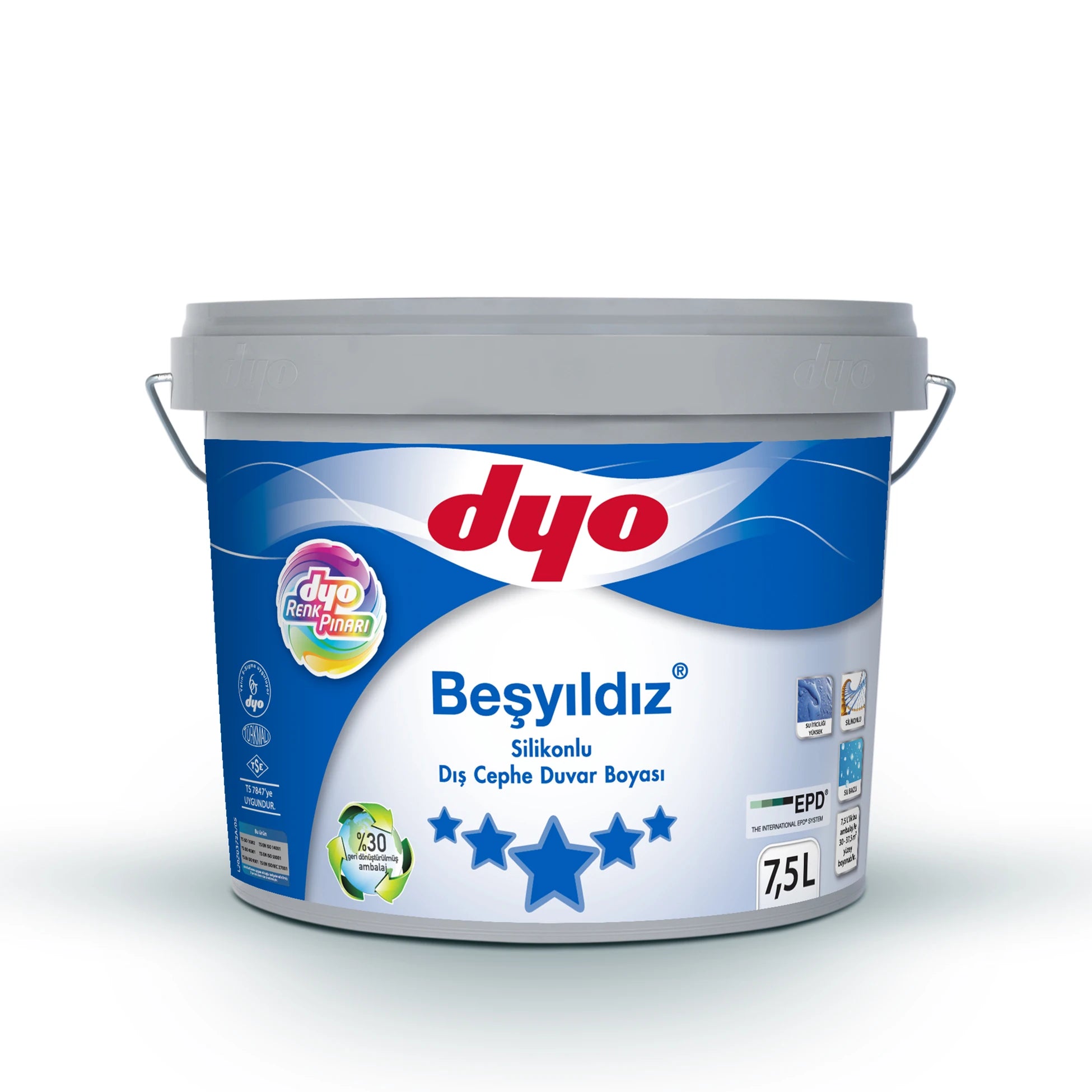 Beşyıldız Silikonlu Dış Cephe C Baz Onluk (7,5 lt)