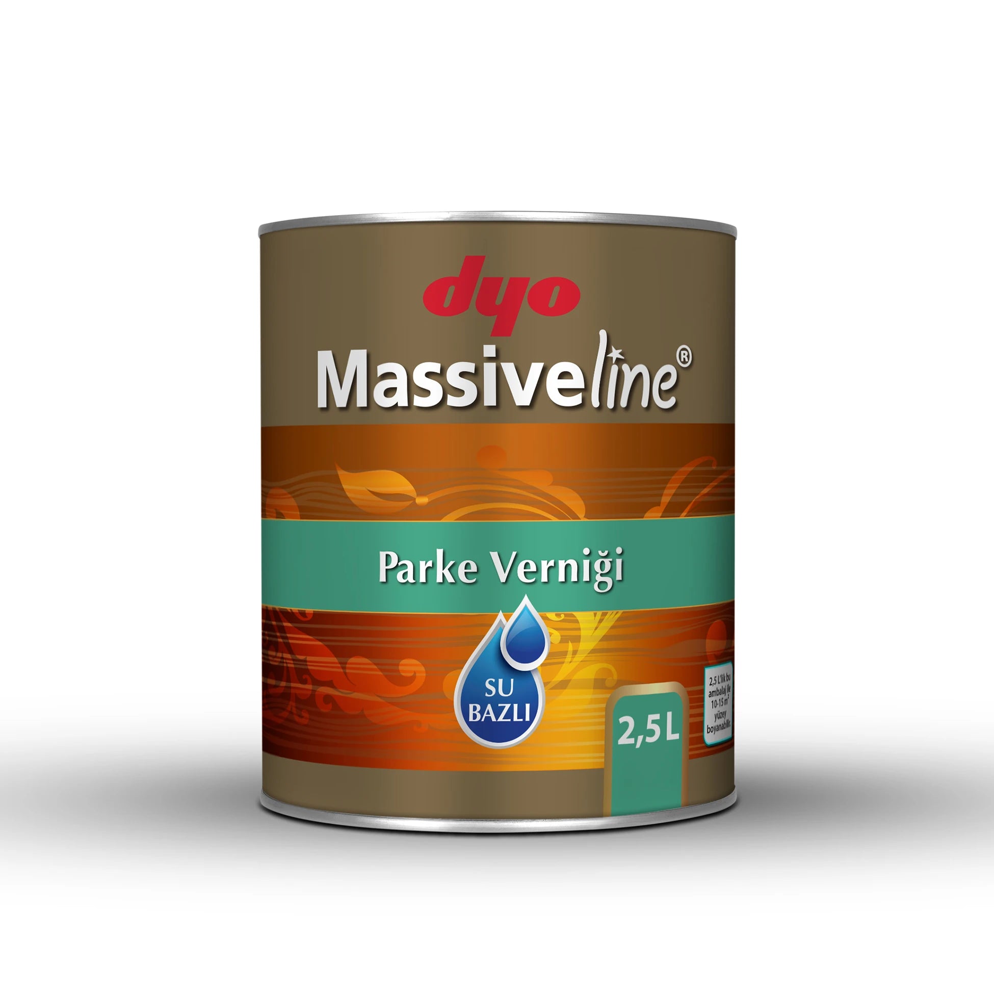 Massiveline Su Bazlı Parke Verniği Galon (2,5 lt)
