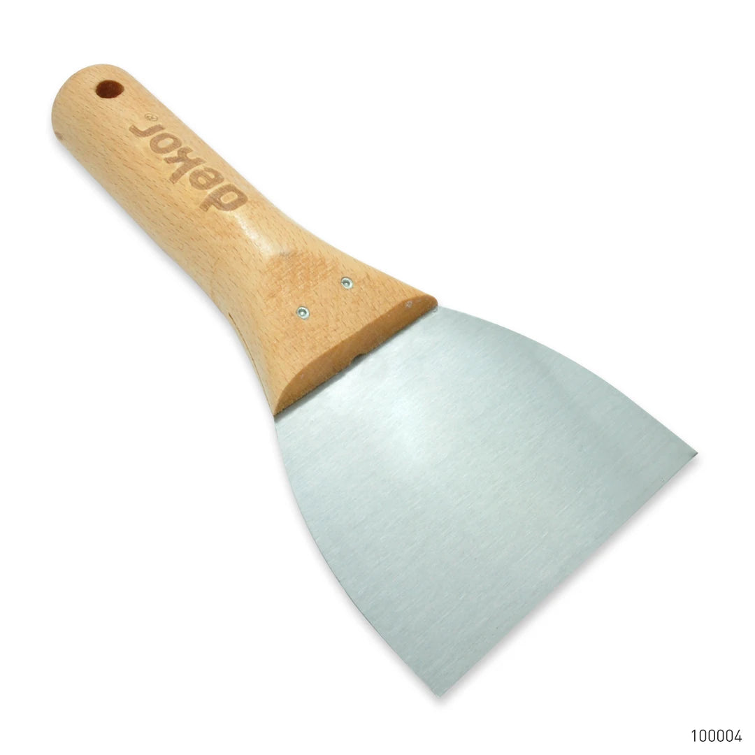 Macun Ispatulası Ahşap Saplı Yay Çeliği 10 cm