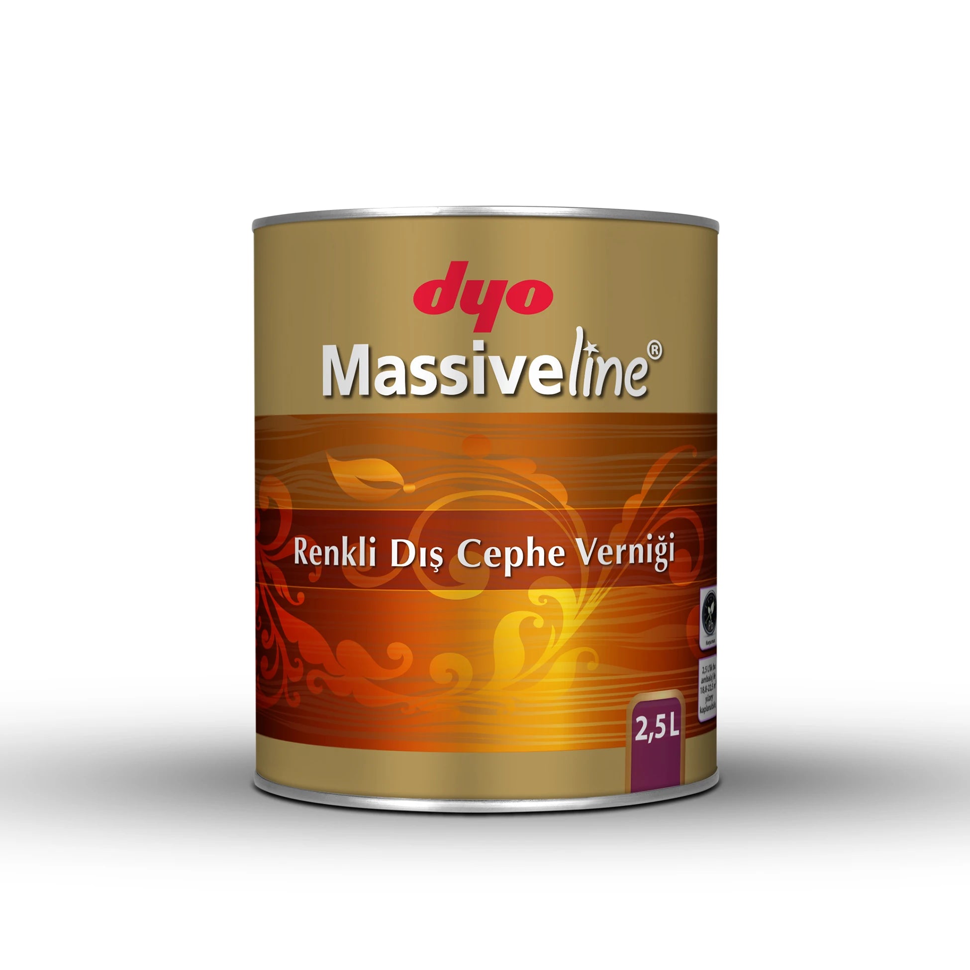 Massiveline Renkli Dış Cephe Verniği Galon (2,5 lt)