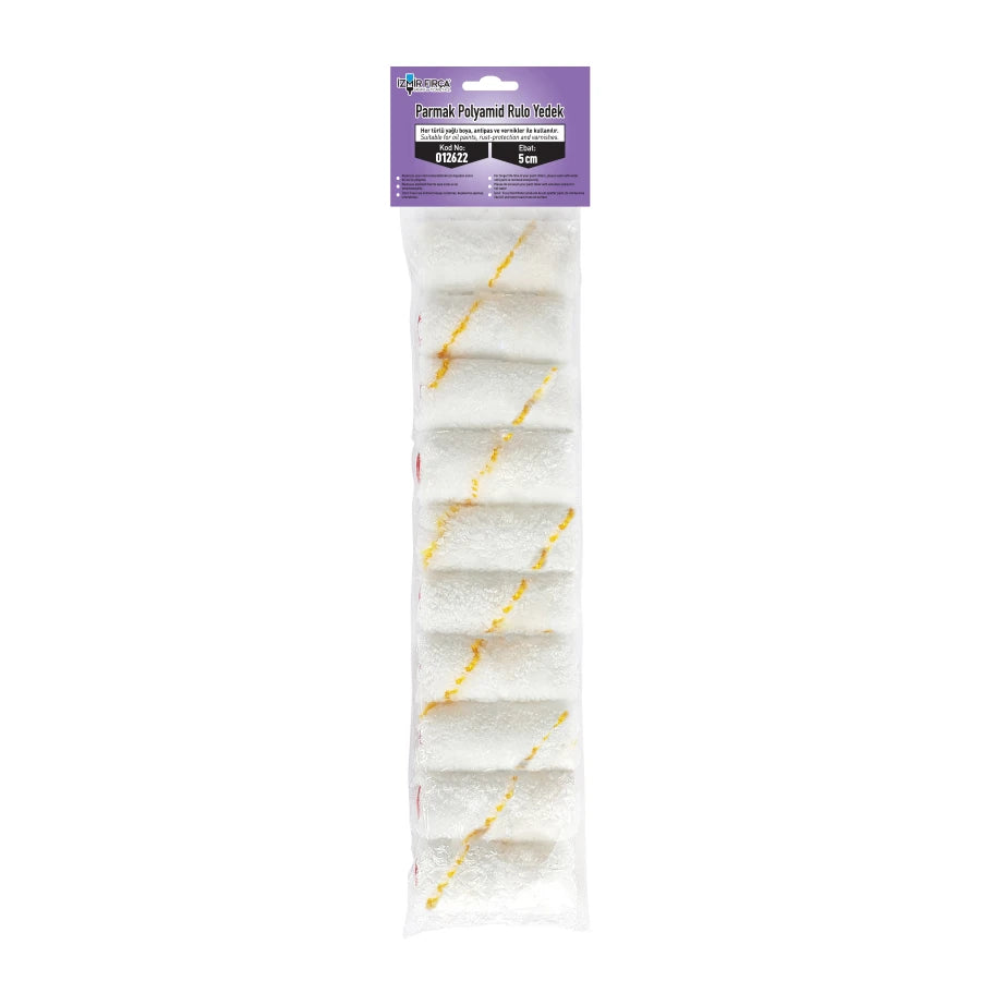 Parmak Rulo Polyamid 5 cm Yedek (10'lu)