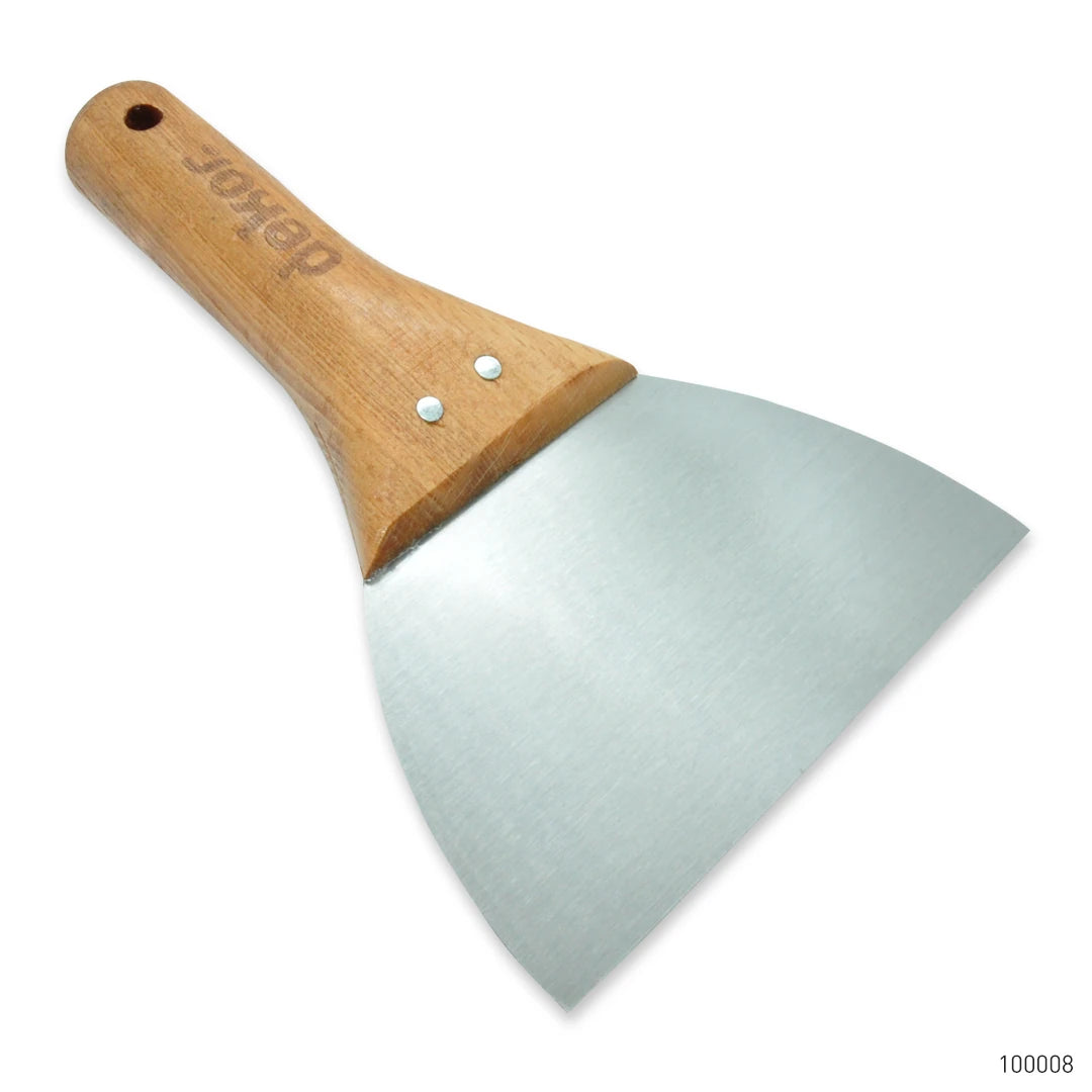 Macun Ispatulası Ahşap Saplı Yay Çeliği 14 cm