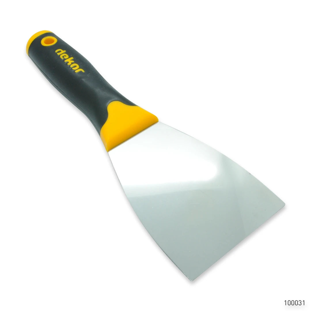 Profesyonel Macun Ispatulası Plastik Saplı Paslanmaz Çelik 6 cm
