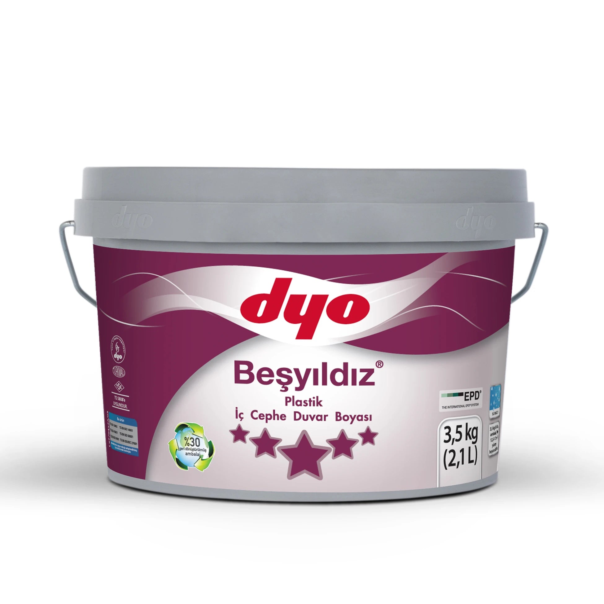 Beşyıldız Plastik Galon (3,5 kg)